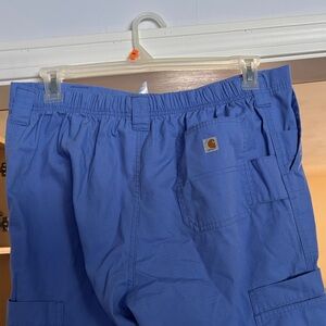 2 ! Of the same Carhartt Blue SCRUBS/ UTILITY PANTS. PRICE IS FOR BOTH!!